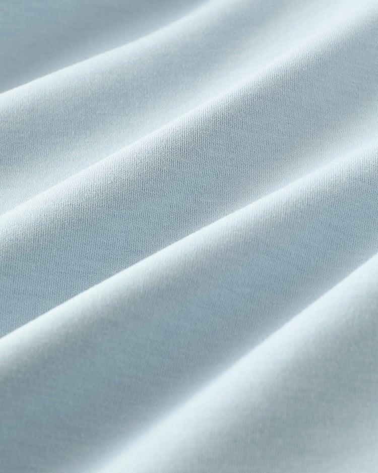 ライトダンボールニット・浅Vフレアトップス 詳細画像 ライトブルー 3