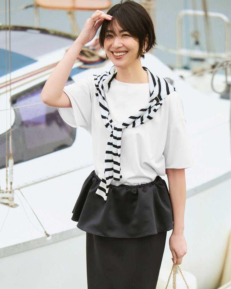 カノコカットソー・抜け感トップス 詳細画像 オフホワイト 1