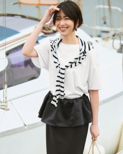 カノコカットソー・抜け感トップス