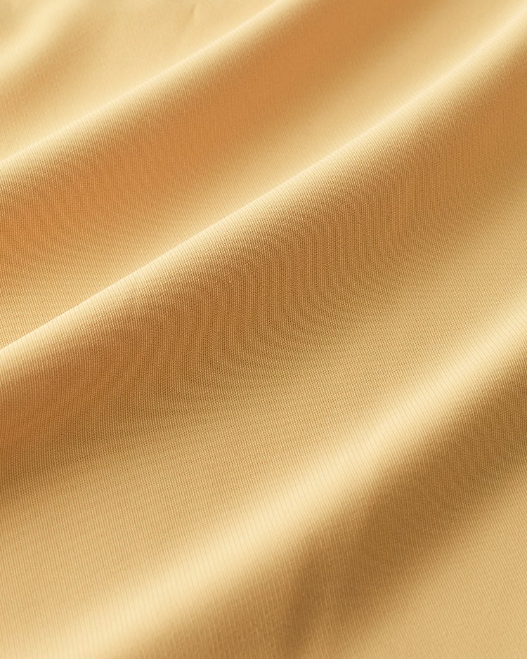 バックサテンジョーゼット・ケープブラウス 詳細画像 イエロー 3