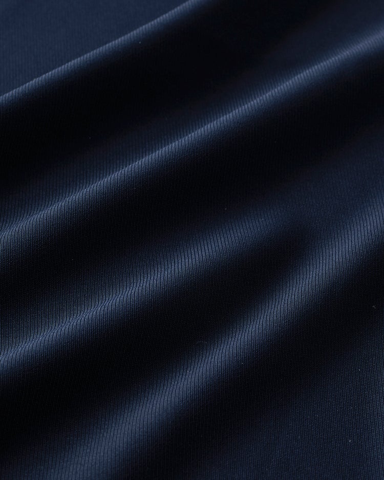 バックサテンジョーゼット・ドロストブラウス 詳細画像 ネイビー 3