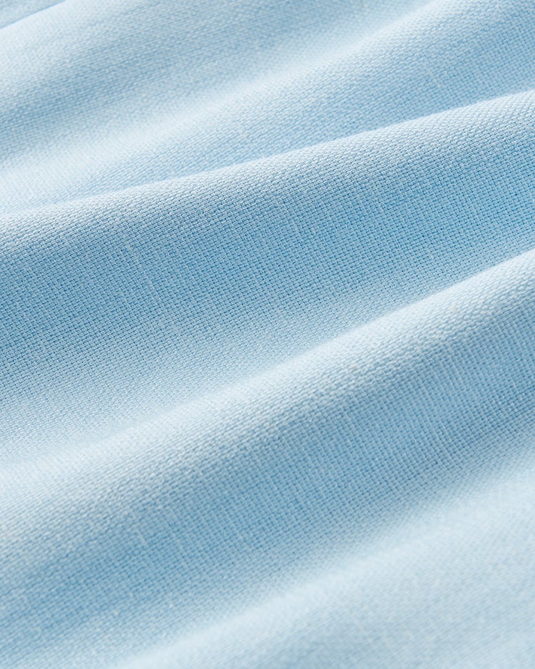 リネン混ストレッチ・アシメタックワンピース 詳細画像 ライトブルー 3