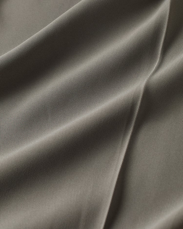 バックサテンジョーゼット・テーパードパンツ 詳細画像 チャコール 3