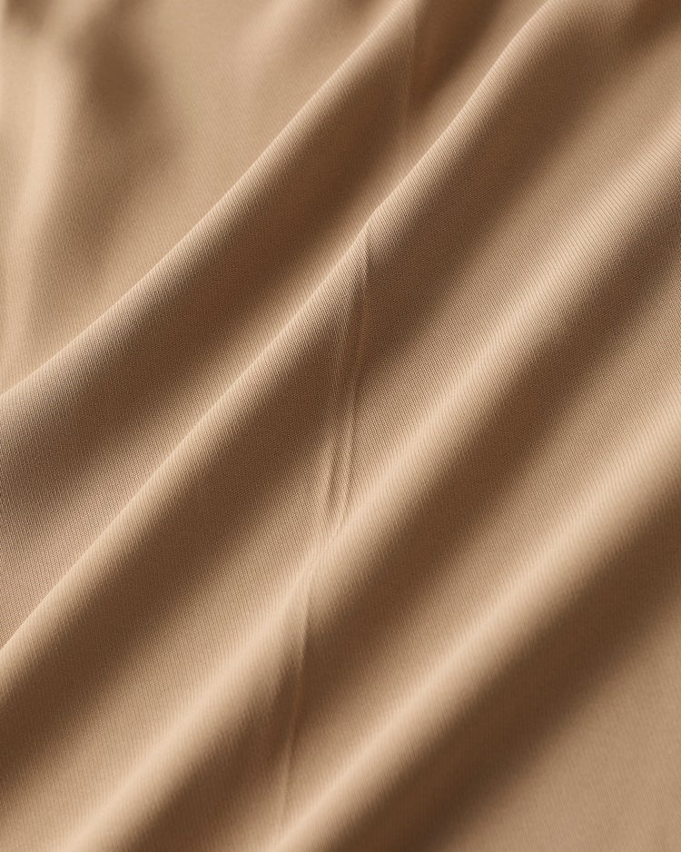 バックサテンジョーゼット・ワイドパンツ 詳細画像 ベージュ 3