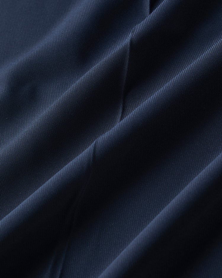 バックサテンジョーゼット・ワイドパンツ 詳細画像 ネイビー 3