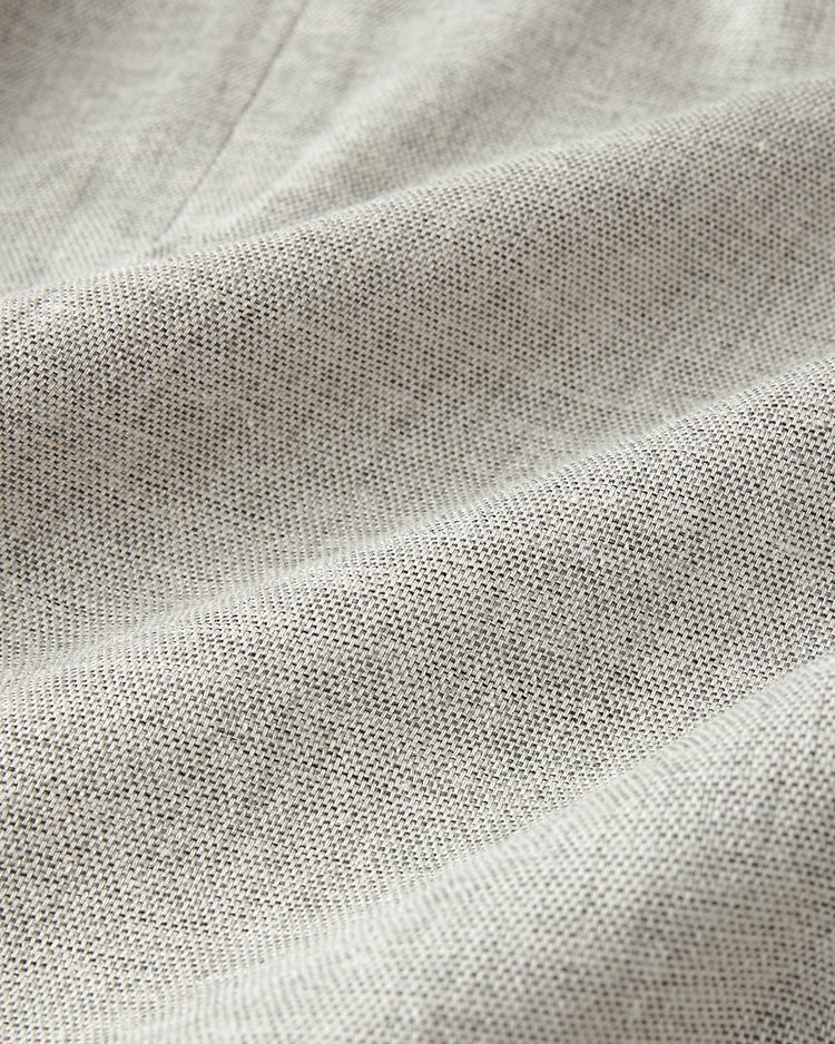 リネン混ストレッチ・テーパードパンツ 詳細画像 グレー 3