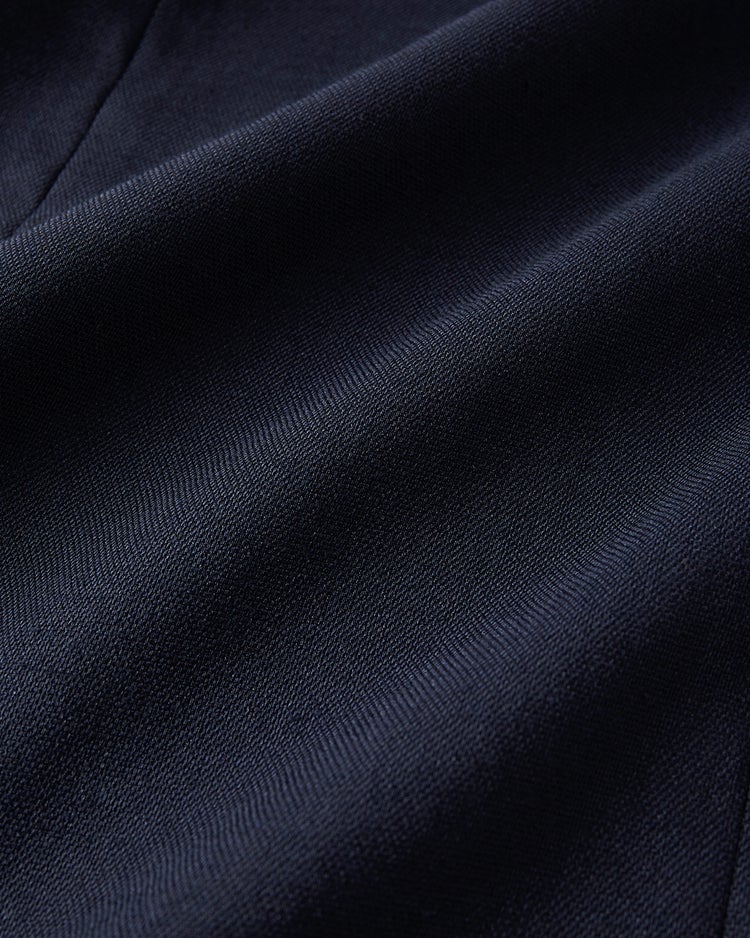 リネン混ストレッチ・イージーワイドパンツ 詳細画像 ミッドナイトブルー 3