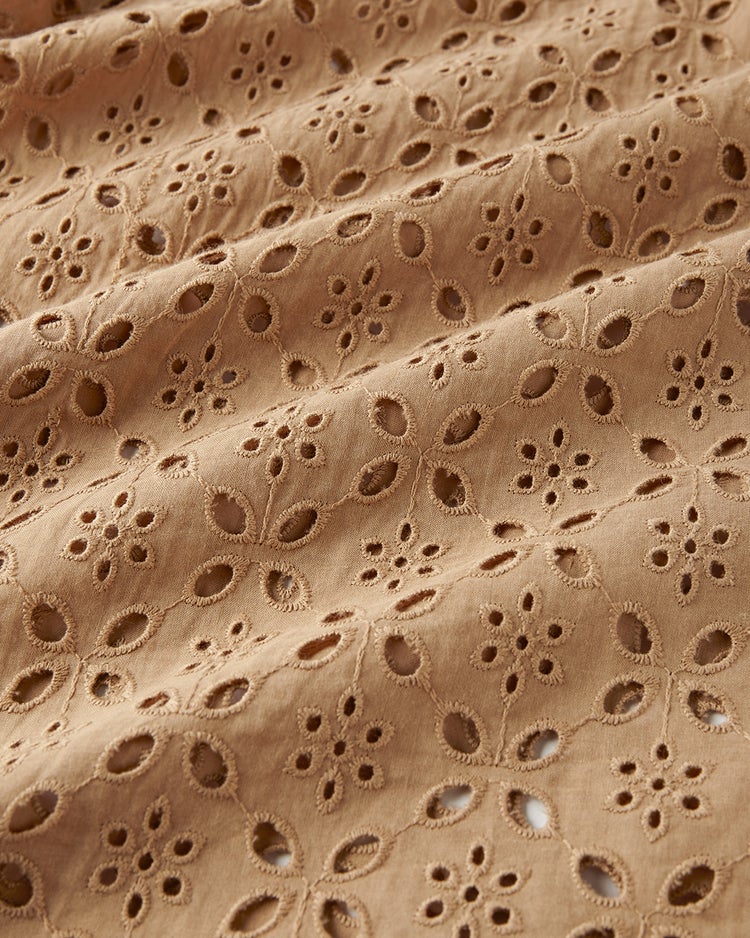 カットワークレース・キーネックブラウス 詳細画像 ベージュ 3