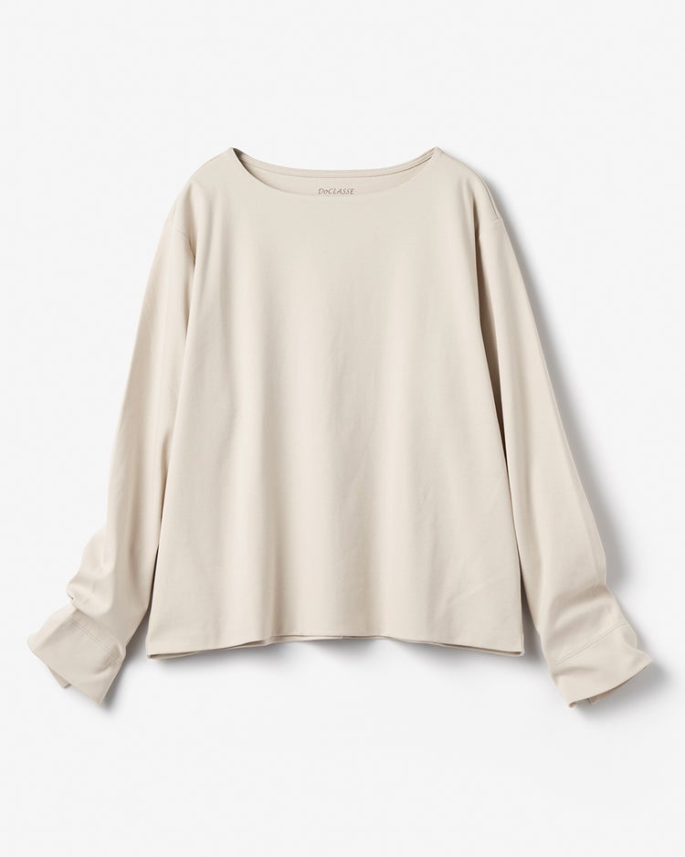 ワイドフォルム／長袖・ドゥクラッセTシャツ 詳細画像 ライトグレー 5