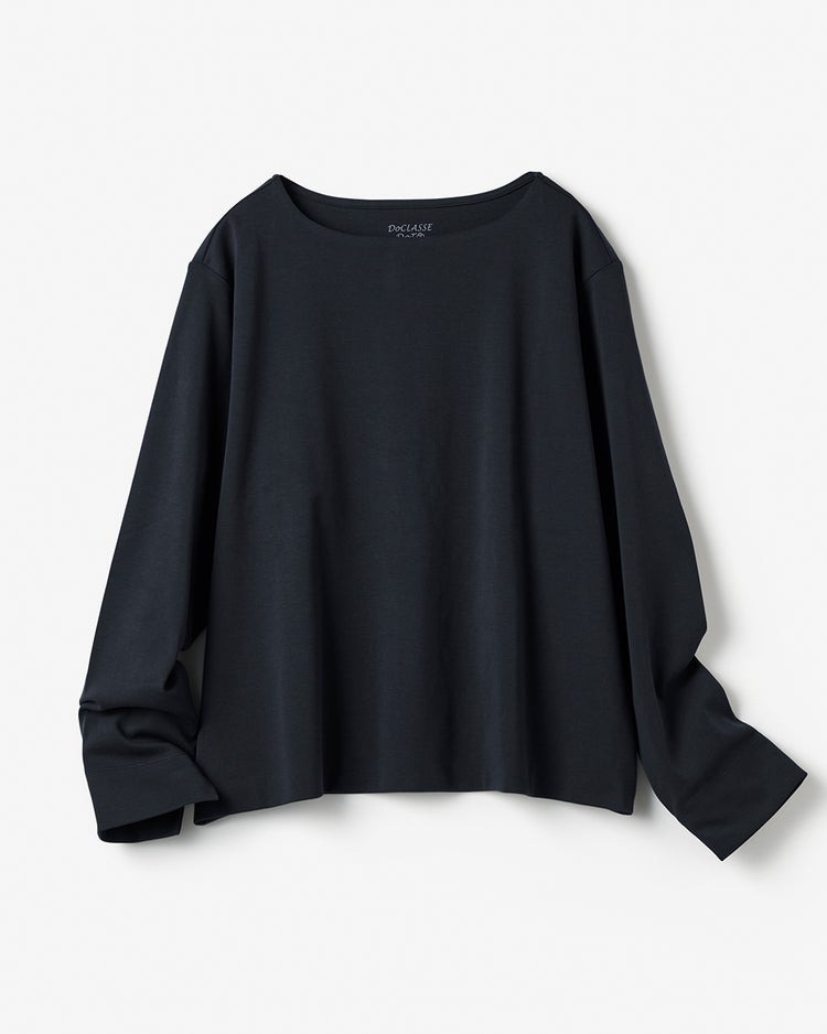 ワイドフォルム／長袖・ドゥクラッセTシャツ 詳細画像 ミッドナイトブルー 5