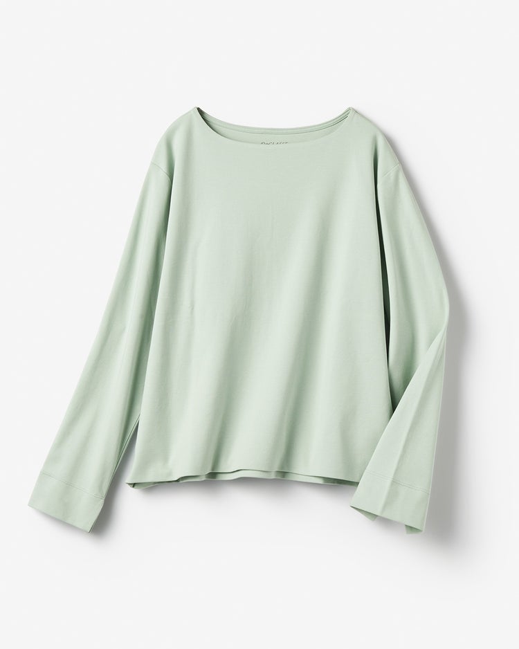 ワイドフォルム／長袖・ドゥクラッセTシャツ 詳細画像 グリーングレー 2