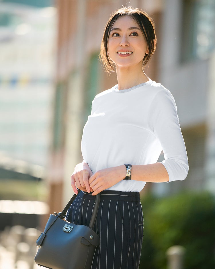 ビジュークルーネック・DoT 詳細画像 ホワイト 2