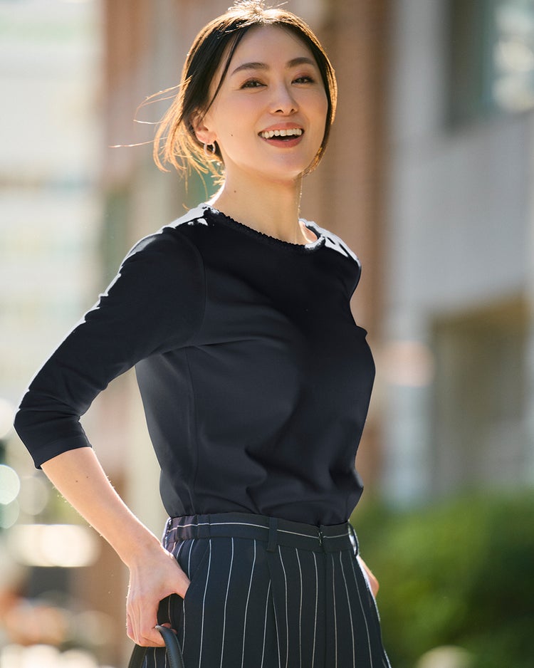 ビジュークルーネック・DoT 詳細画像 ブラック 1