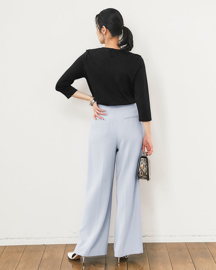 ビジュークルーネック・ドゥクラッセTシャツ 詳細画像 ブラック 4