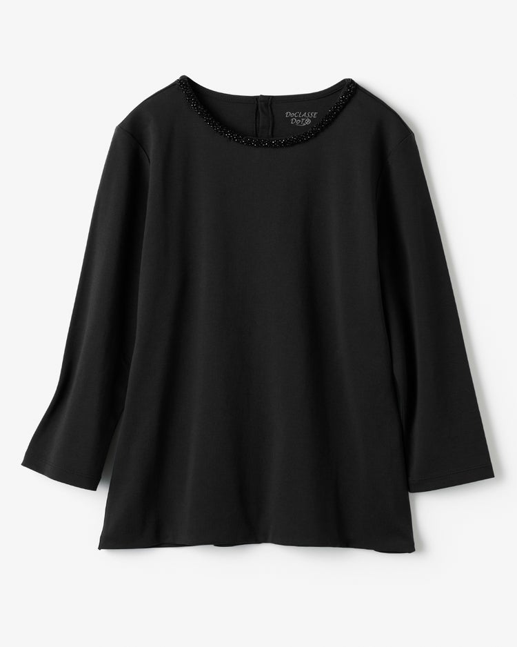 ビジュークルーネック・ドゥクラッセTシャツ 詳細画像 ブラック 5