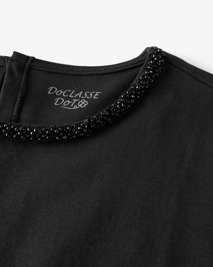 ビジュークルーネック・ドゥクラッセTシャツ 詳細画像 ブラック 6