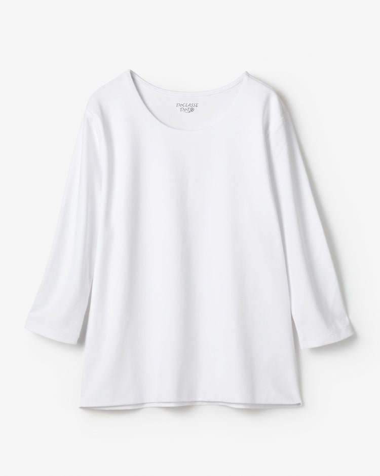 ジュエルネックN／7分袖・DoT 詳細画像 ホワイト 2