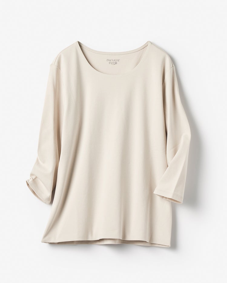 ジュエルネックN／7分袖・DoT 詳細画像 ライトグレー 2