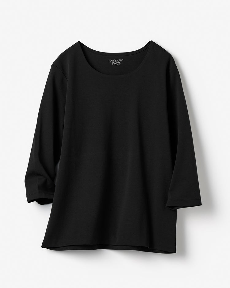 ジュエルネックN／7分袖・DoT 詳細画像 ブラック 2