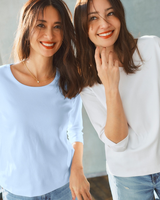 ジュエルネックN/7分袖・DoT