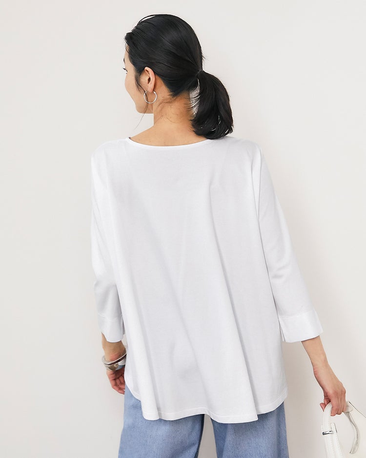 ストーンキーネック・ドゥクラッセTシャツ 詳細画像 ホワイト 5