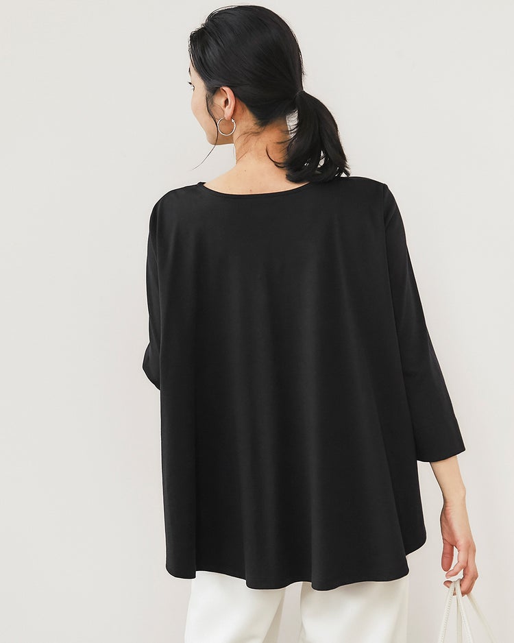 ストーンキーネック・ドゥクラッセTシャツ 詳細画像 ブラック 4