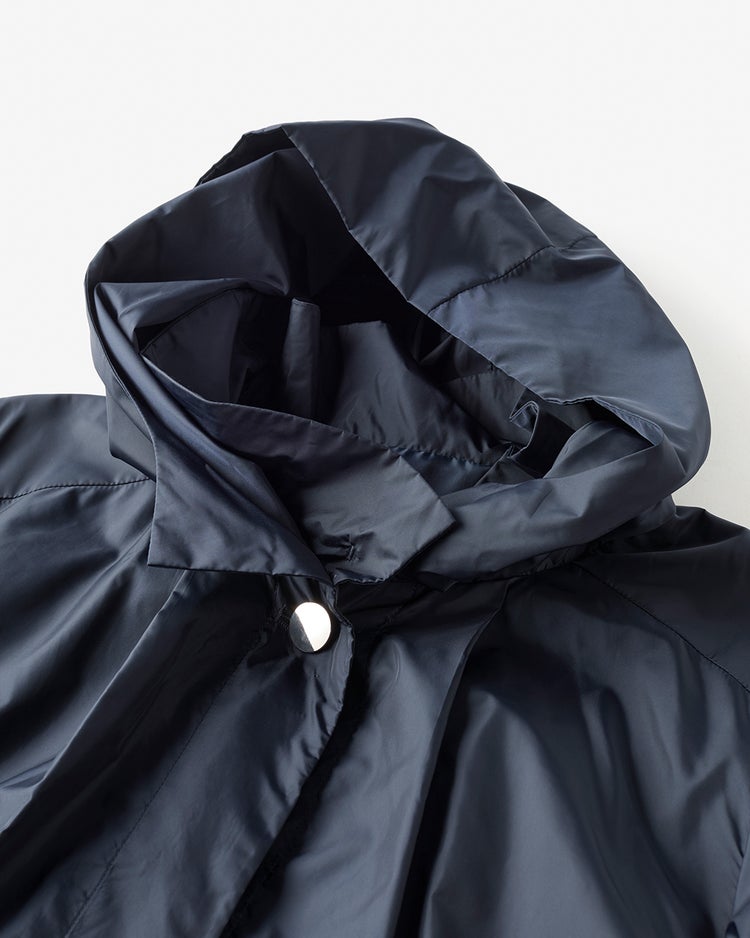 スタンドフリル・タフタフーディブルゾン 詳細画像 ミッドナイトブルー 5