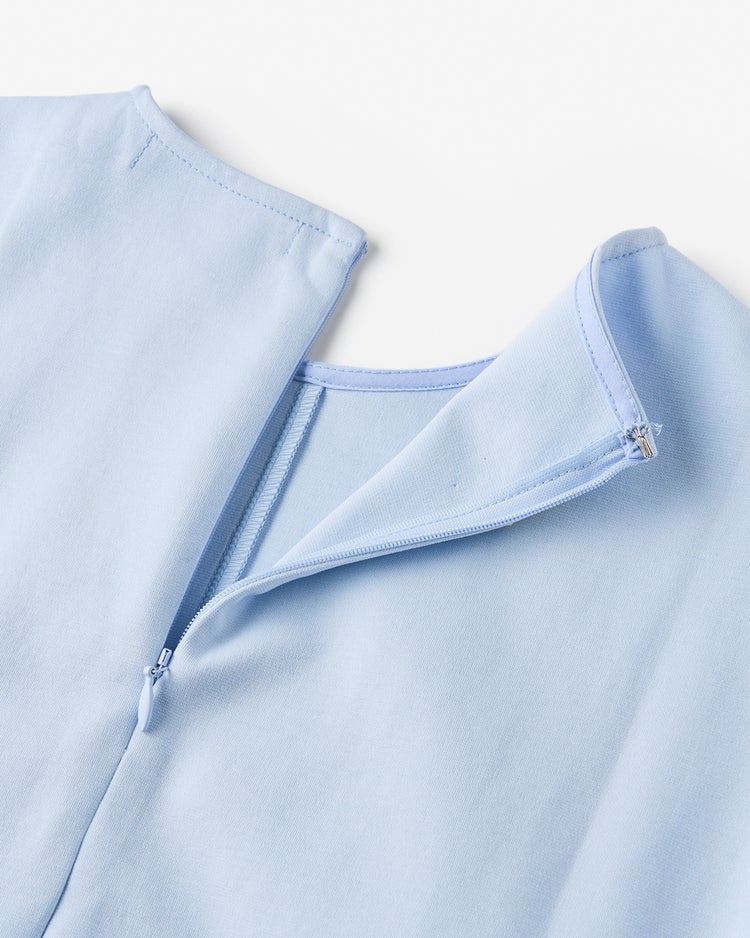 コットンポンチ・構築フォルムトップス 詳細画像 ペールブルー 4