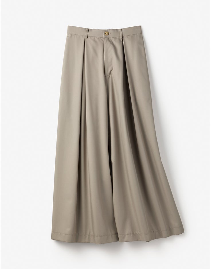 ドライタッチツイル・タックバギーパンツ 詳細画像 グレーベージュ 2