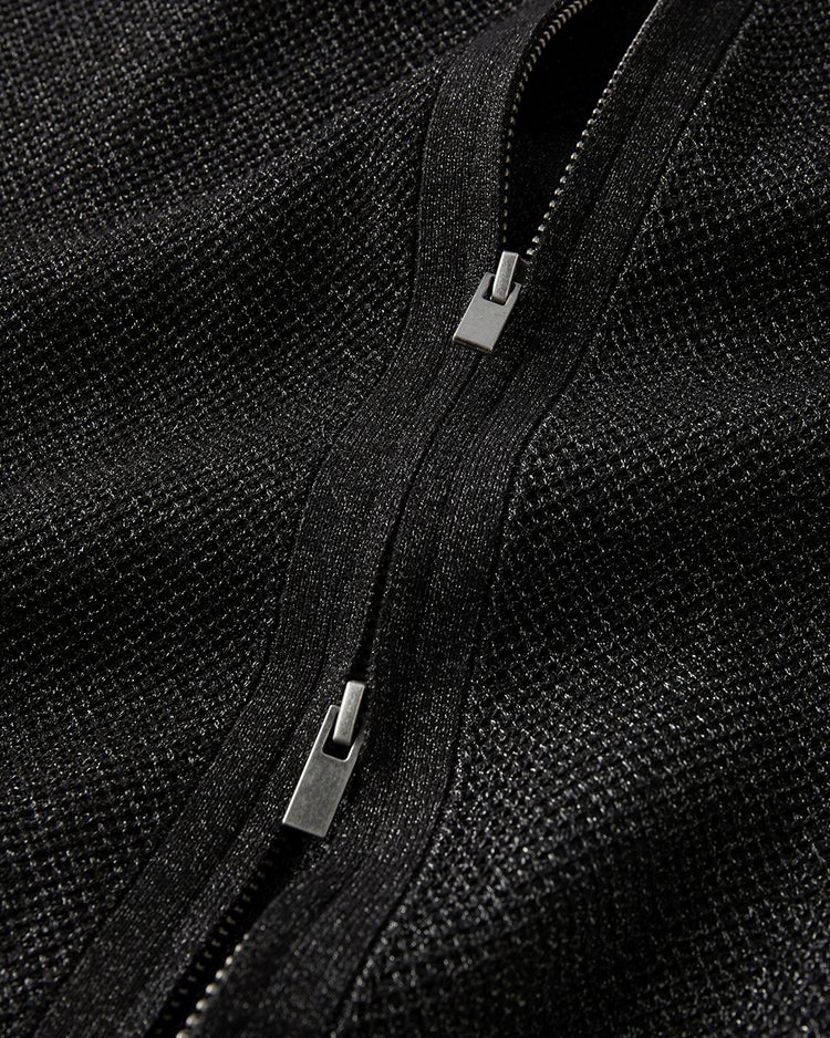 スパークリングニット・ジップパーカー 詳細画像 ブラック 6