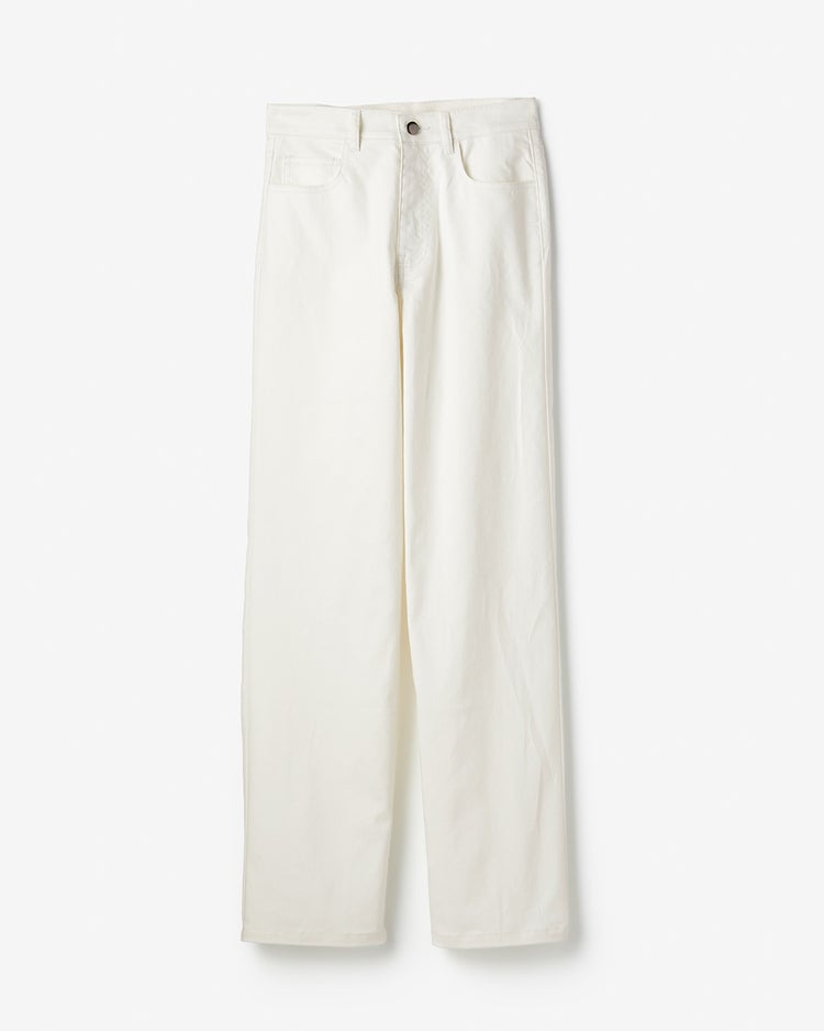 フォルムデニム・ストレート／72cm 詳細画像 オフホワイト 3