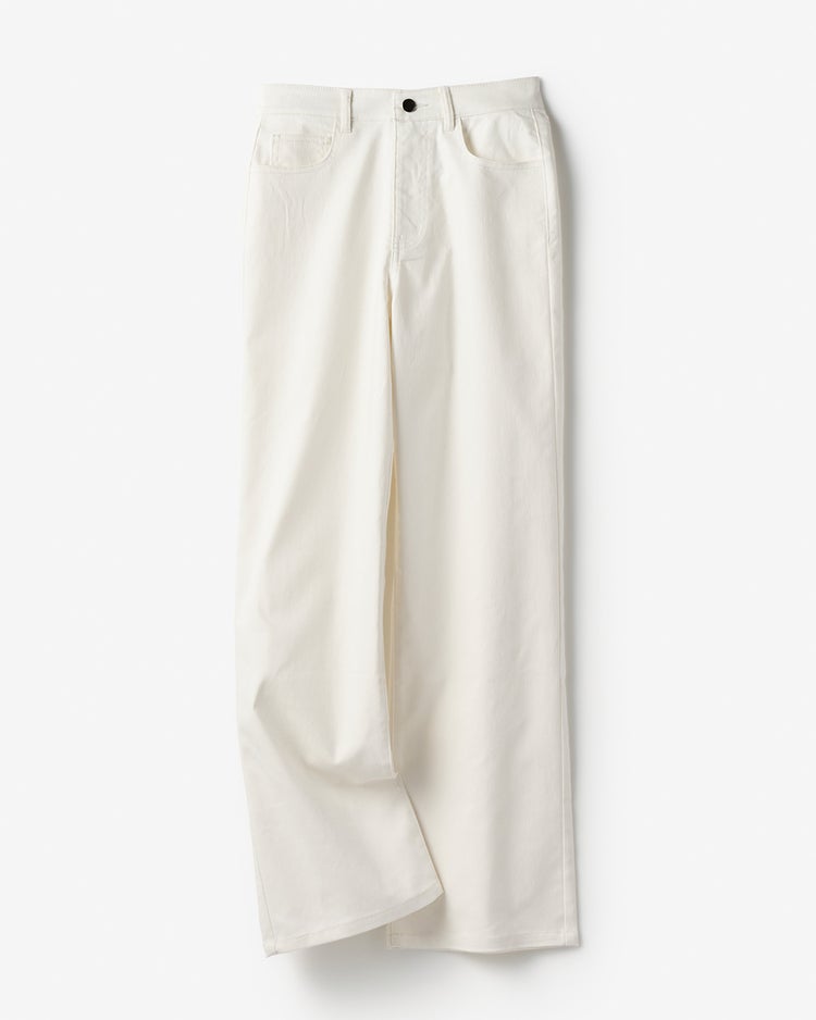 フォルムデニム・セミワイド／72cm 詳細画像 オフホワイト 2