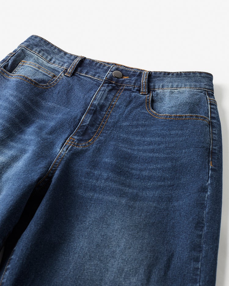 フォルムデニム・セミワイド／72cm 詳細画像 インディゴ 3