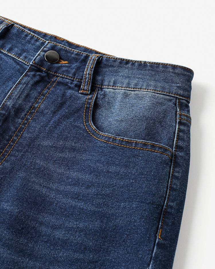 フォルムデニム・セミワイド／72cm 詳細画像 インディゴ 4