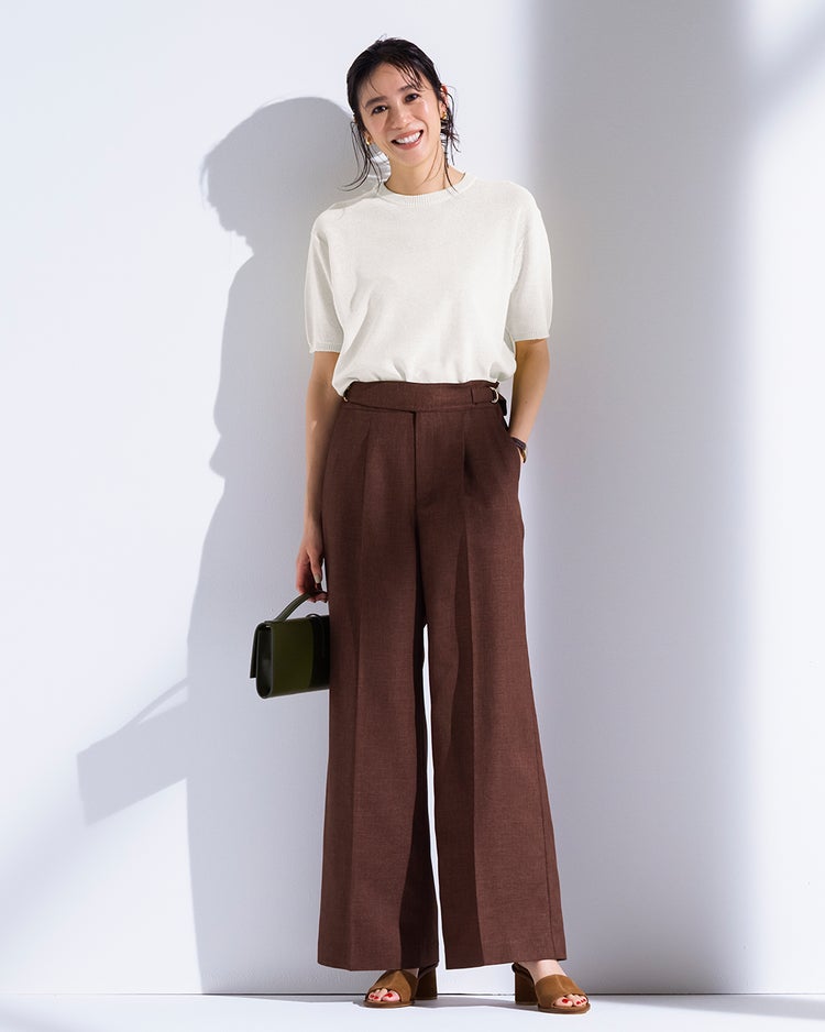 スパンコールドライニット・プルオーバー 詳細画像 ホワイト 1