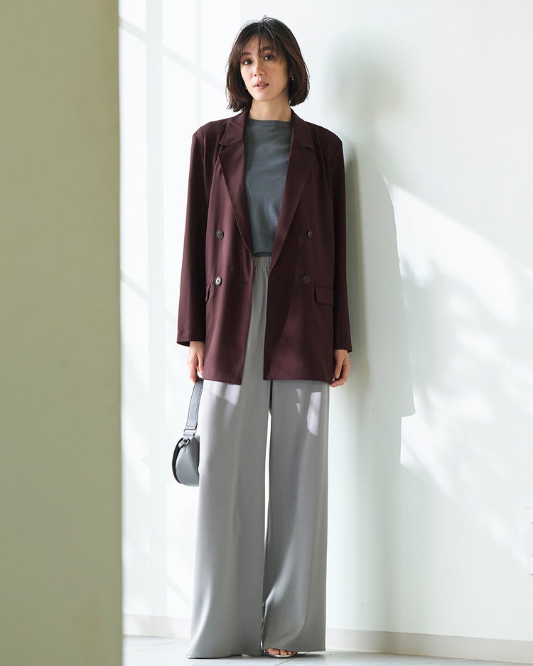 SARARIAir・ダブルジャケット 詳細画像 プラム 1