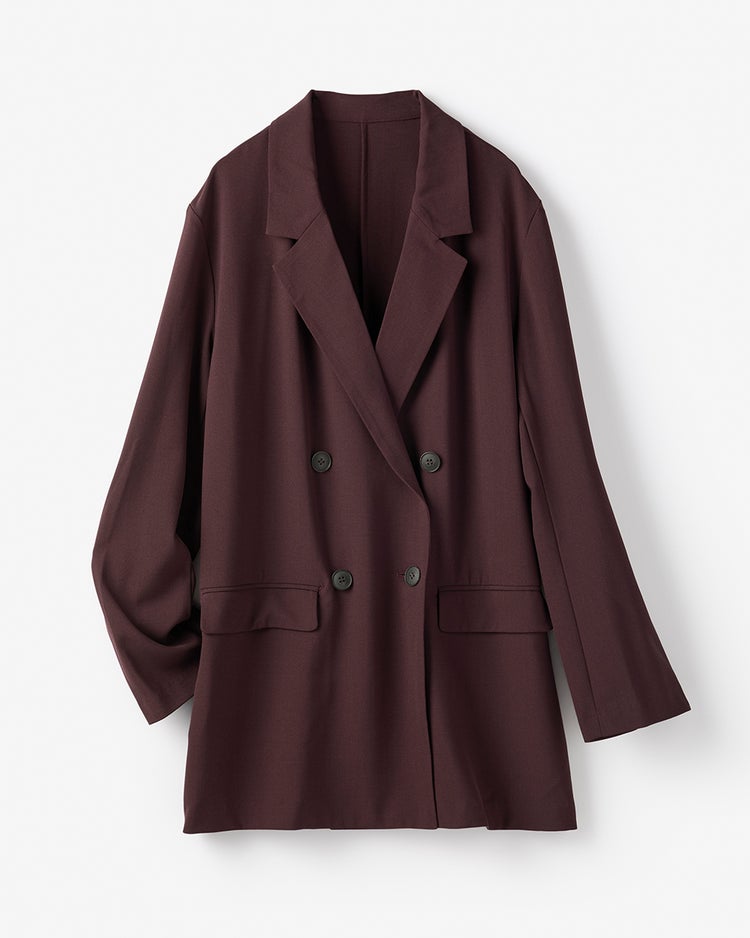 SARARIAir・ダブルジャケット 詳細画像 プラム 2