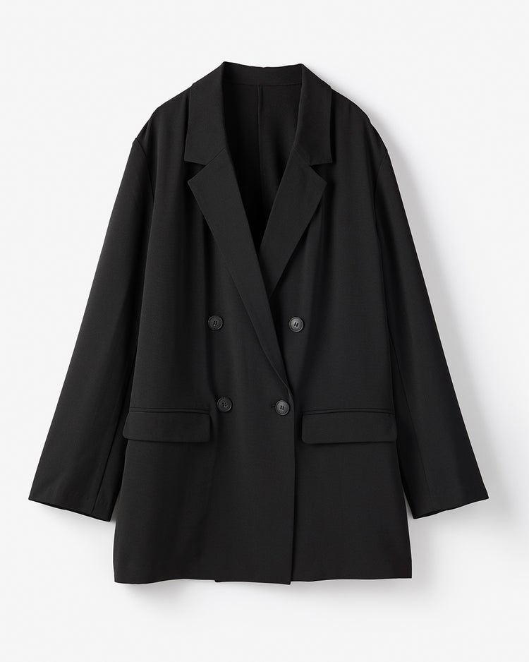 SARARIAir・ノーカラーVジャケット 詳細画像 ブラック 2