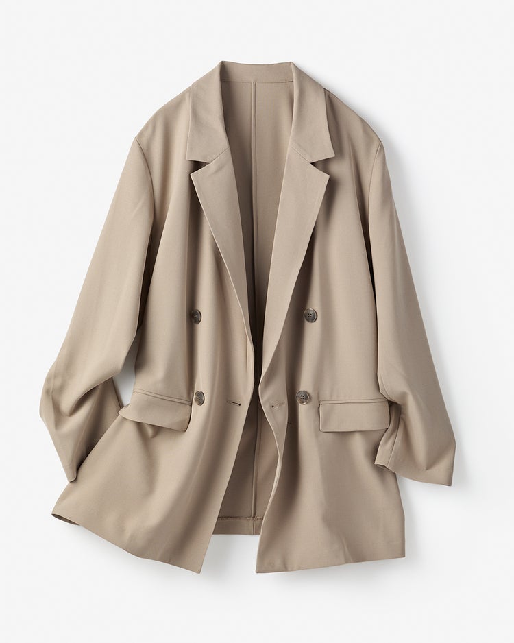 SARARIAir・ノーカラーVジャケット 詳細画像 トープ 2