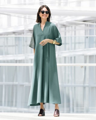 SARARI Air・キーネックドレス／ロング
