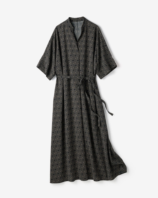 SARARI Air・キーネックドレス/ロング