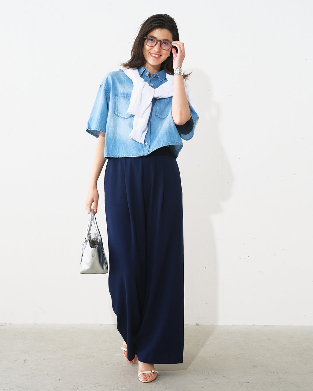 SARARI Air・ワイドパンツ／72cm/DoCLASSE