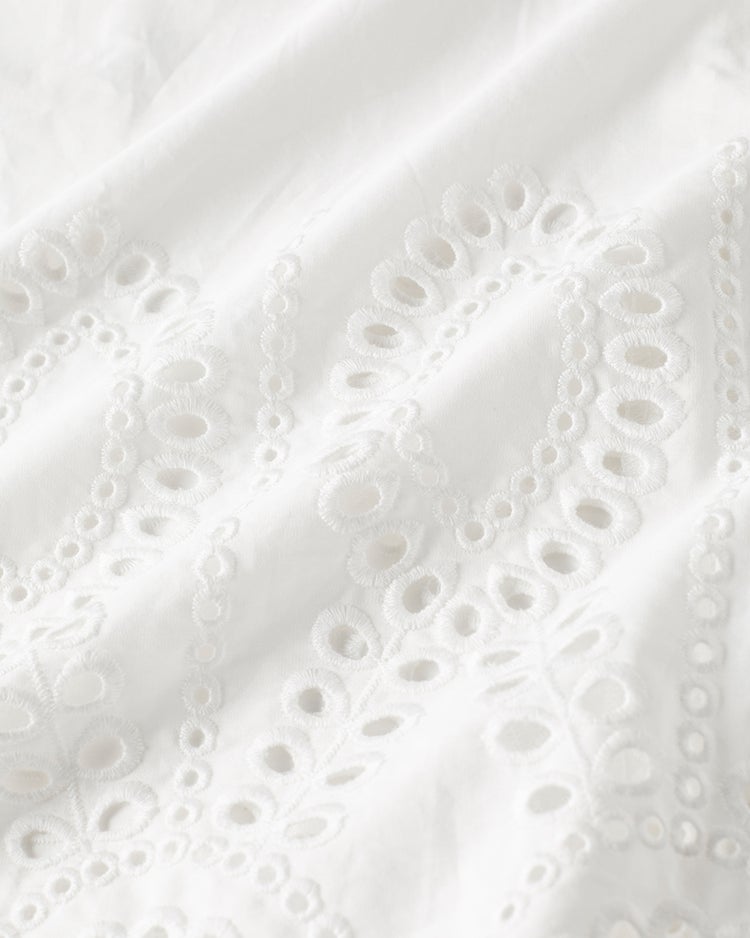 カットワークレース・スカラッププルオーバー 詳細画像 ホワイト 3