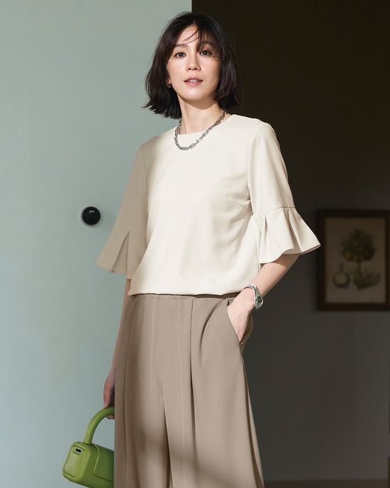 SARARI Air・ベルスリーブブラウス