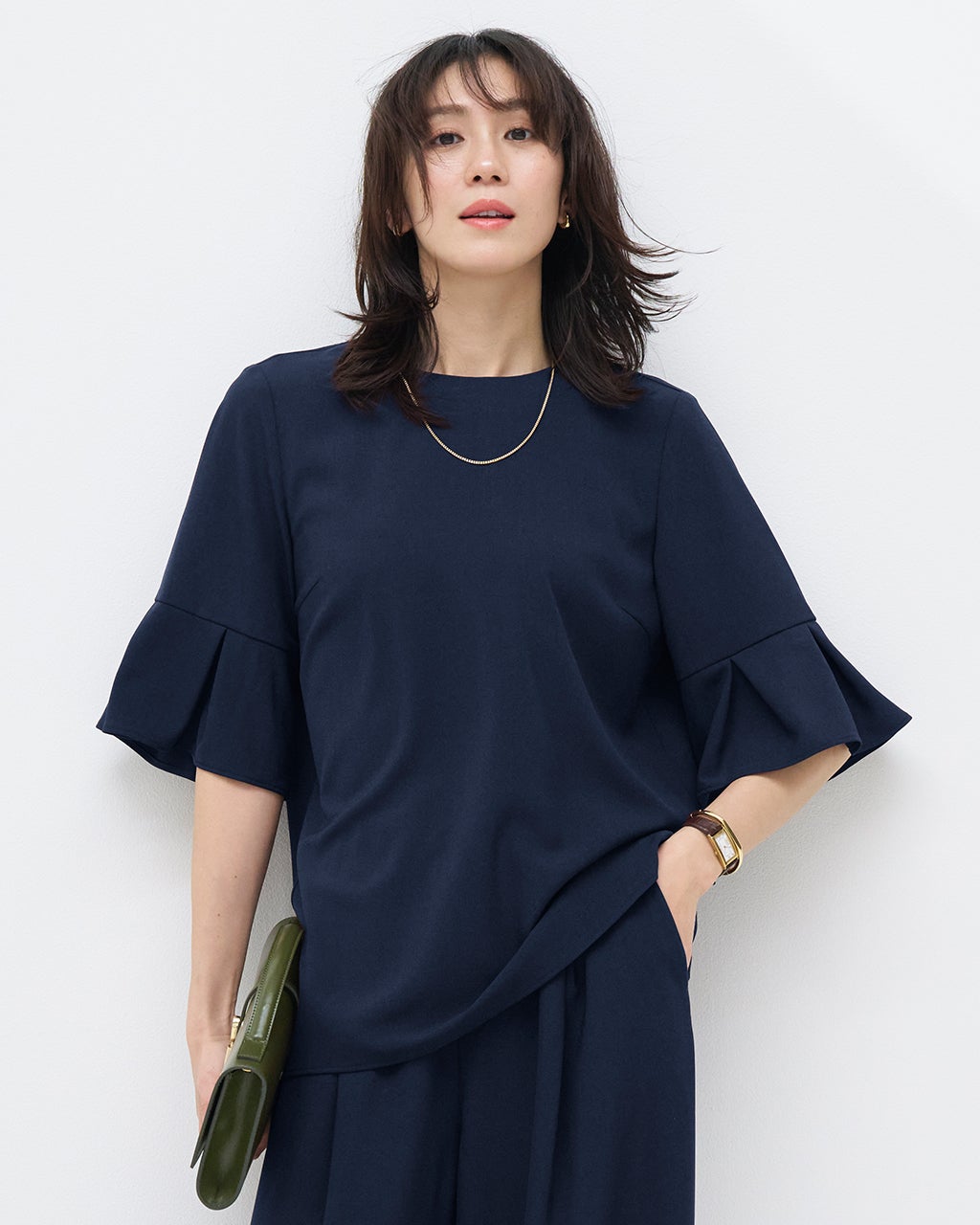 【まきぼー 美品】DoCLASSE プレミアム二重織 セットアップ スーツ DoCLASSE(ドゥクラッセ)のレディースおすすめセットアップランキング