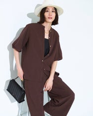 ブリーズクロス・構築スリーブシャツ