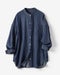 ドレーピーデニム・オーバーシャツ 詳細画像