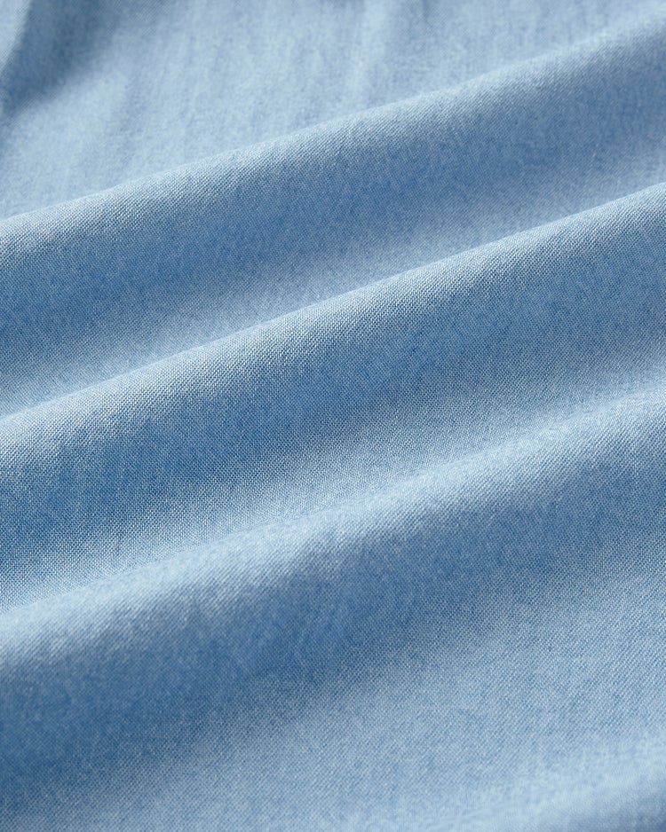 ドレーピーデニム・オーバーシャツ 詳細画像 ライトインディゴ 4