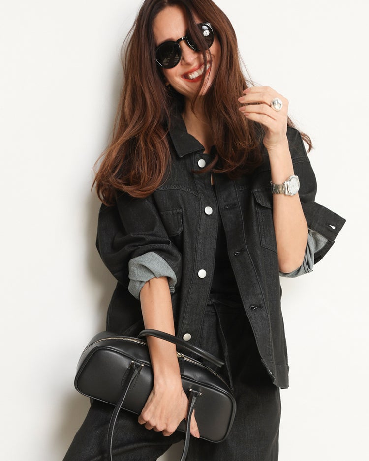 リアクティブデニム・ストレッチジャケット 詳細画像 ブラック 1