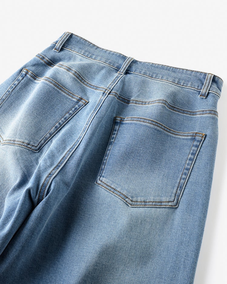 エアフレックスデニム・ワイド 詳細画像 ライトインディゴ 5